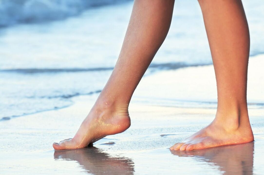 Πρόληψη των κιρσών – περπάτημα ξυπόλητος στο νερό